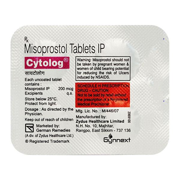 Cytolog 200mcg Tablet 4'S