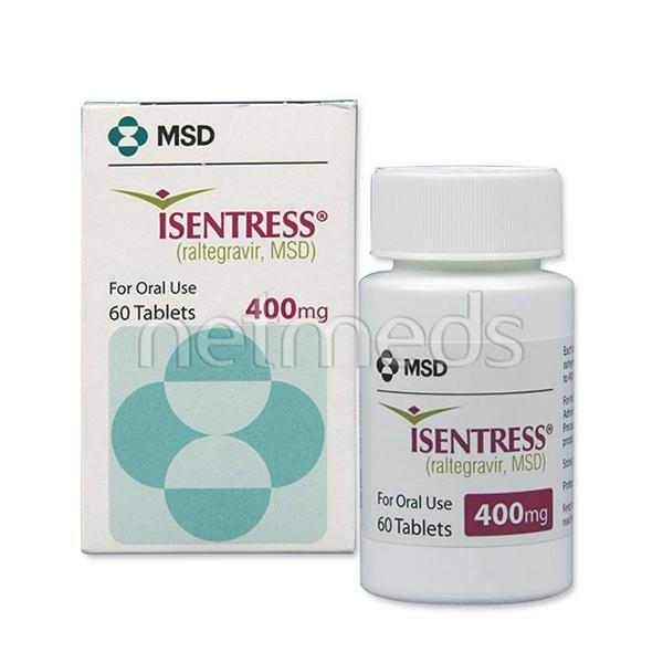 Isentress 400mg Tablet 60'S