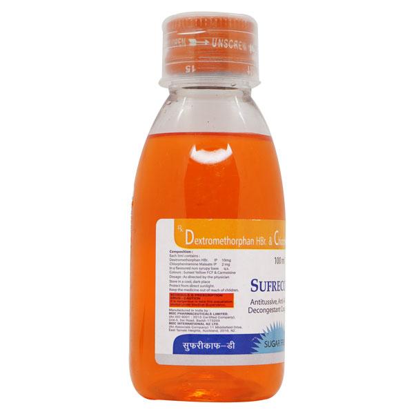 SUFRECOF D Sugar Free Syrup 100ml