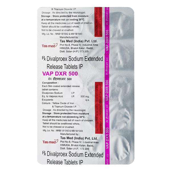 VAP DXR 500mg Tablet 10's