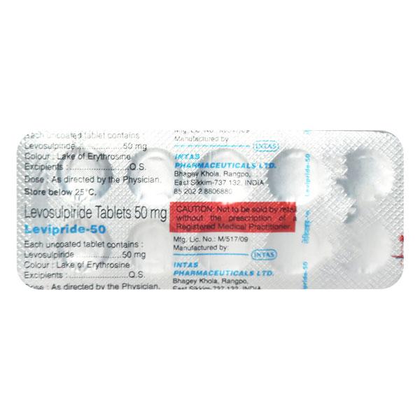 Levipride 50mg Tablet 10'S