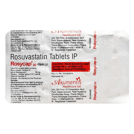 ROSYCAP 20 Tablet 15's