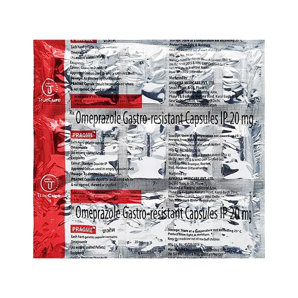 PRAOME 20mg Capsule 15's