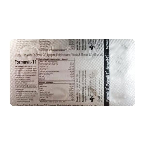 FORMOVIT 11 Soft Gelatin Capsule 10's