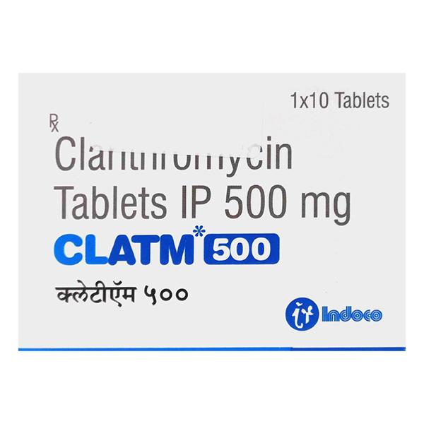 CLATM 500mg Tablet 10's