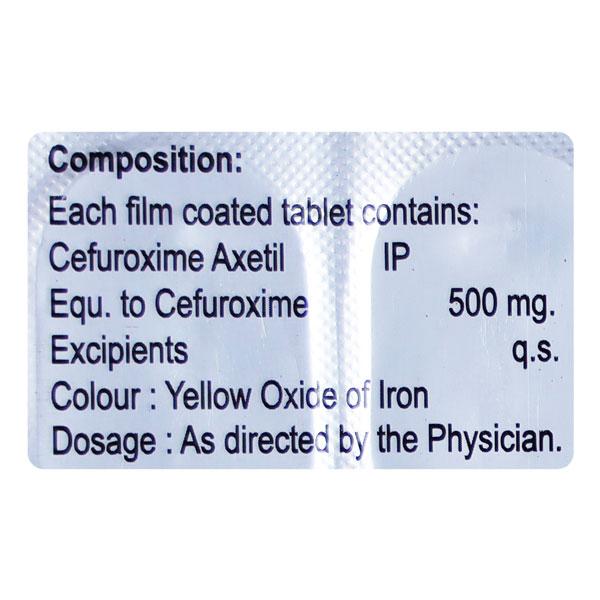 PLUSCEF 500 Tablet 10's