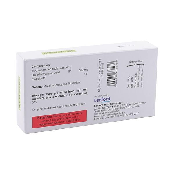 URSOLID 300 Tablet 15's