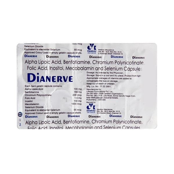 Dianerve Capsule 10'S