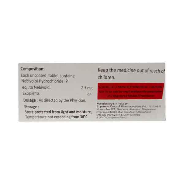 NEBIDIP 2.5mg Tablet 10's