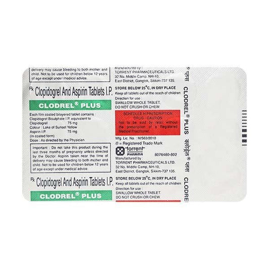 CLODREL PLUS Tablet 15's