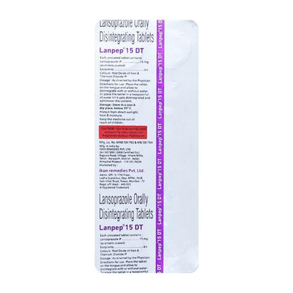 LANPEP DT 15 Orally Disintegrating Tablet 10's