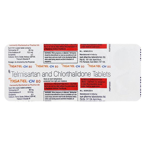 TIGATEL CH 80mg Tablet 10's