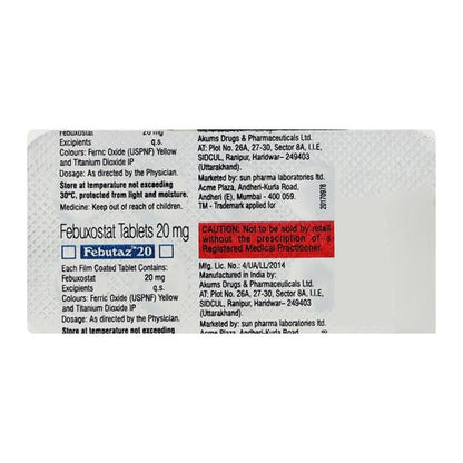 Febutaz 20mg Tablet 10'S