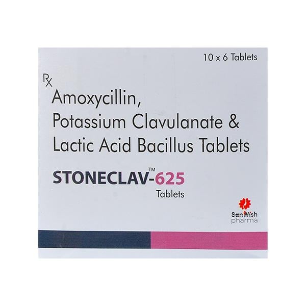 STONECLAV 625 Tablet 6's