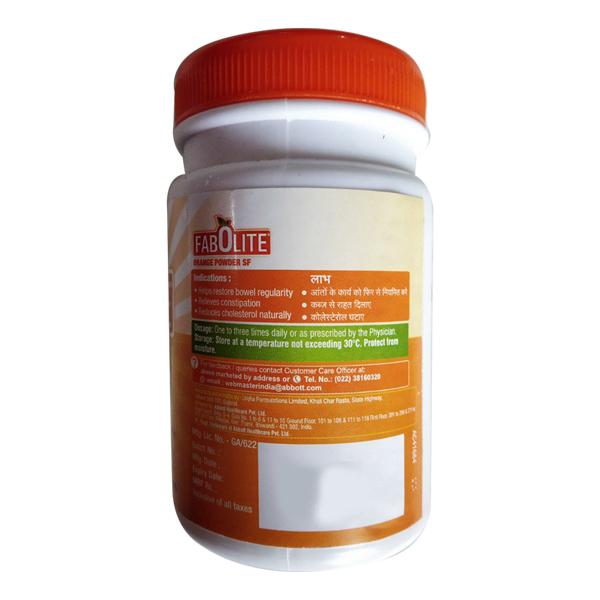 Fabolite Sugar Free Delicious Orange Flavour Powder 100gm
