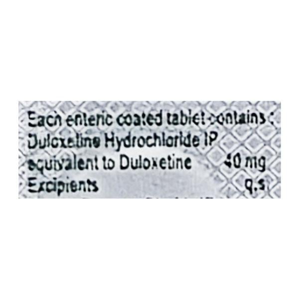 Duloxee 40mg Tablet 10'S