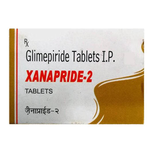 XANAPRIDE 2mg Tablet 10's