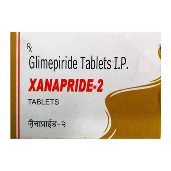 XANAPRIDE 2mg Tablet 10's