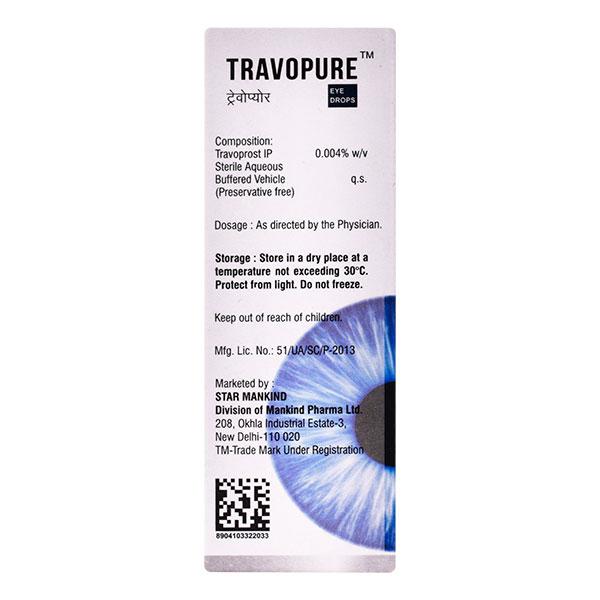 TRAVOPURE Eye Drops 3ml