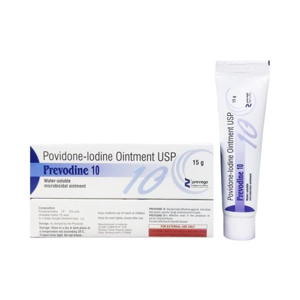 PREVODINE 10 Ointment 15gm