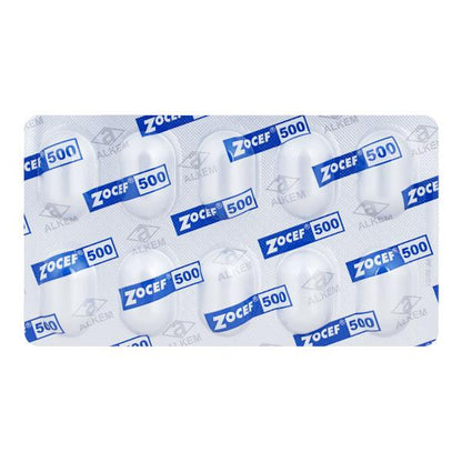 Zocef 500mg Tablet 10'S