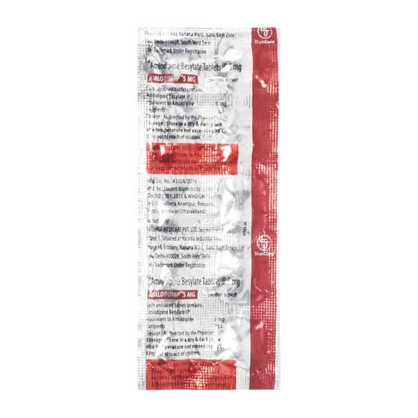 AMLOPUMP 5mg Tablet 10's