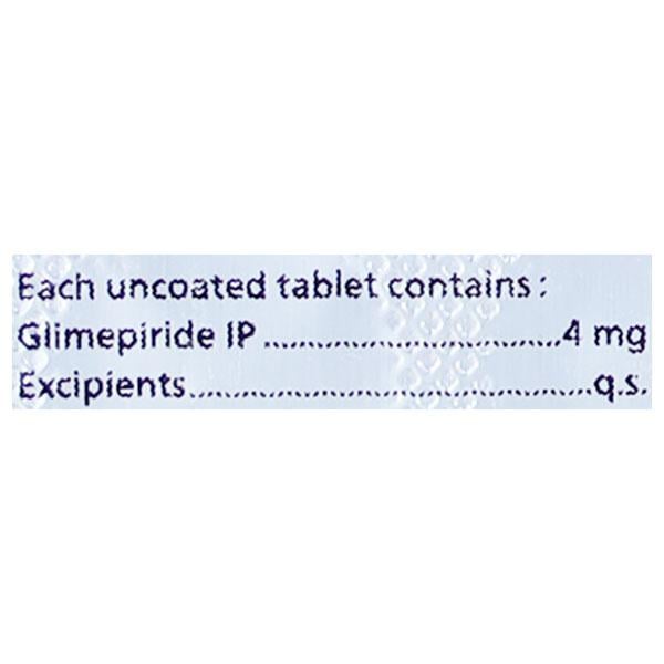 GLIMETAG 4 MG Tablet 10's