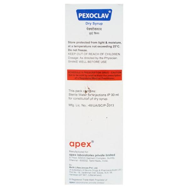Pexoclav Dry Syrup 30ml
