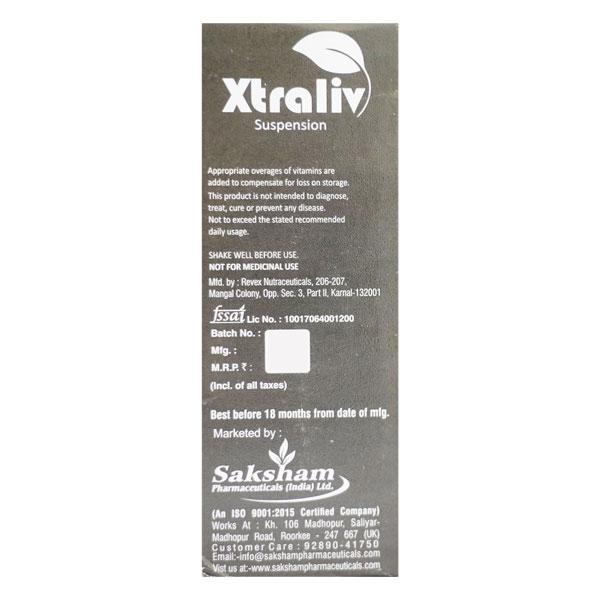 XTRALIV Sugar Free Delicious Flavour Suspension 200ml