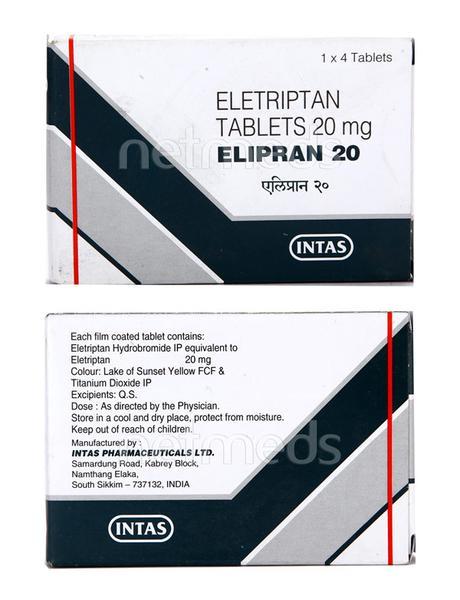Elipran 20mg Tablet 4'S