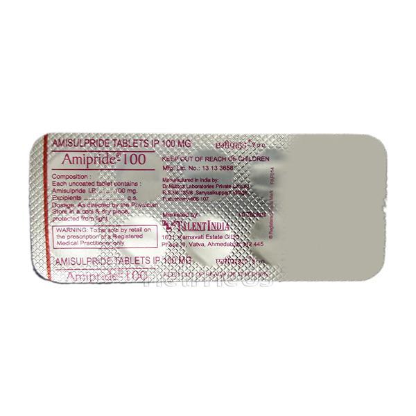 Amipride 100mg Tablet 10'S