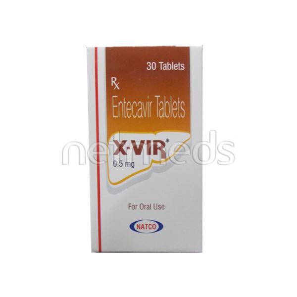 X Vir 0.5mg Tablet 30'S