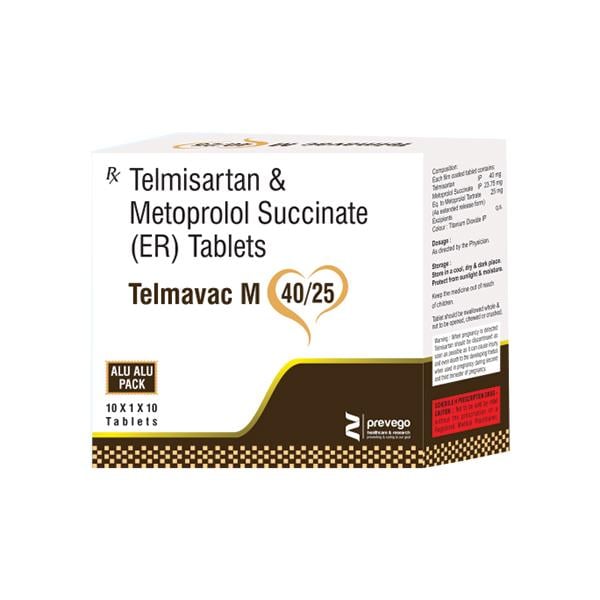 TELMAVAC M 25 Tablet 10's