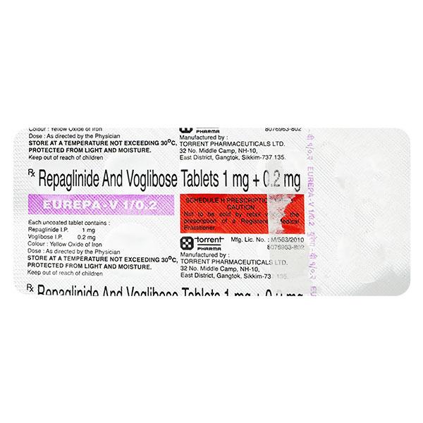 EUREPA V 1/0.2mg Tablet 10's