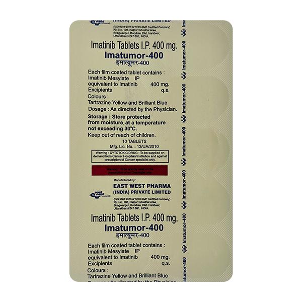Imatumor 400mg Tablet 10'S