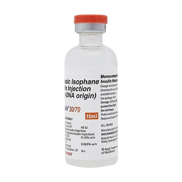 WOSULIN NEW 30/70 40IU Injection 15ml