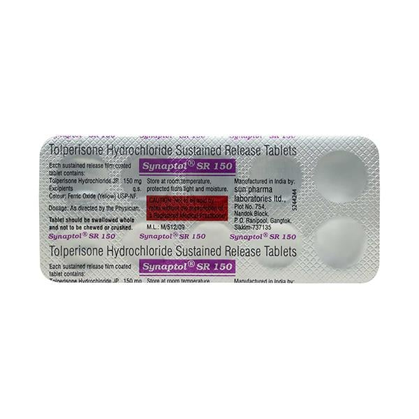 Synaptol SR 150mg Tablet 10'S