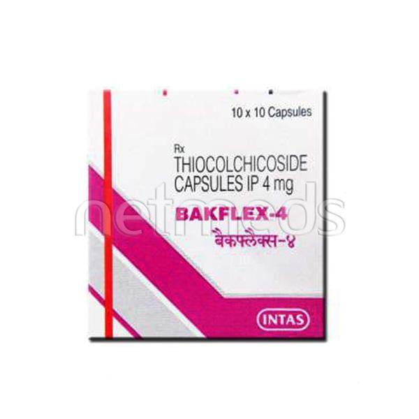 Bakflex 4mg Capsule 10'S