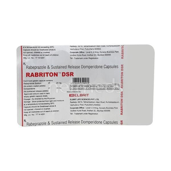 Rabriton DSR Capsule 10'S
