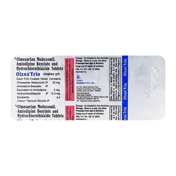 Olzox Trio 20mg Tablet 10'S