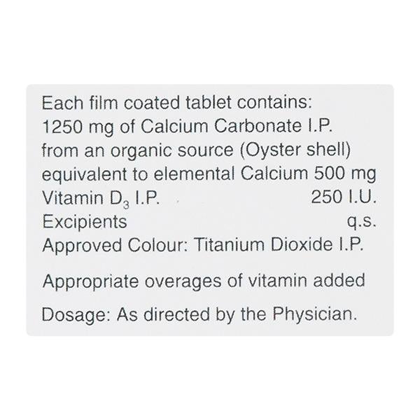 Ossivite 500mg Tablet 15'S