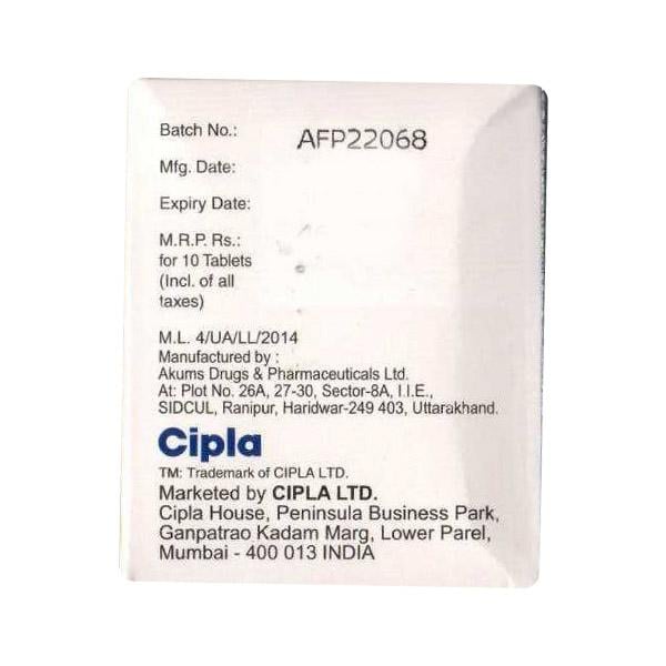 CHESTON D PLUS Sugar Free Trusil Lemon Flavour Dispersible Tablet 10's