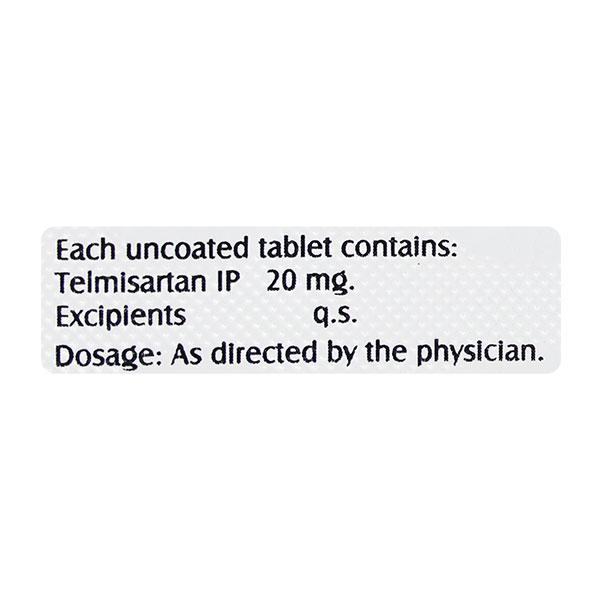 TELMIPHARM 20mg Tablet 10's