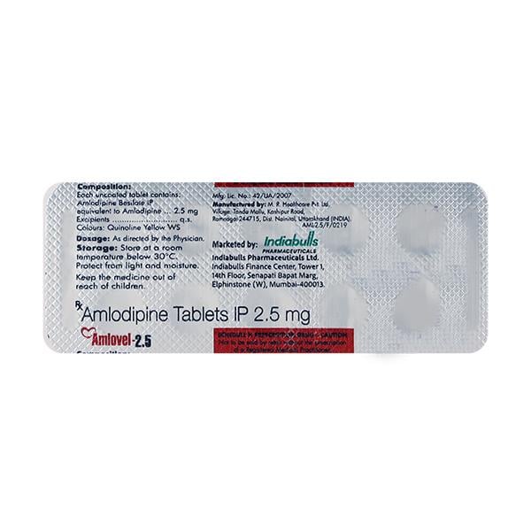 AMLOVEL 2.5mg Tablet 10's