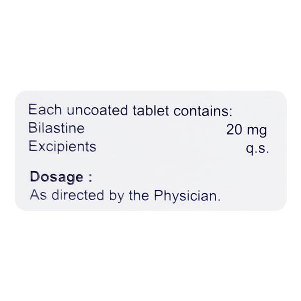 BILASTIBEL 20 Tablet 10's