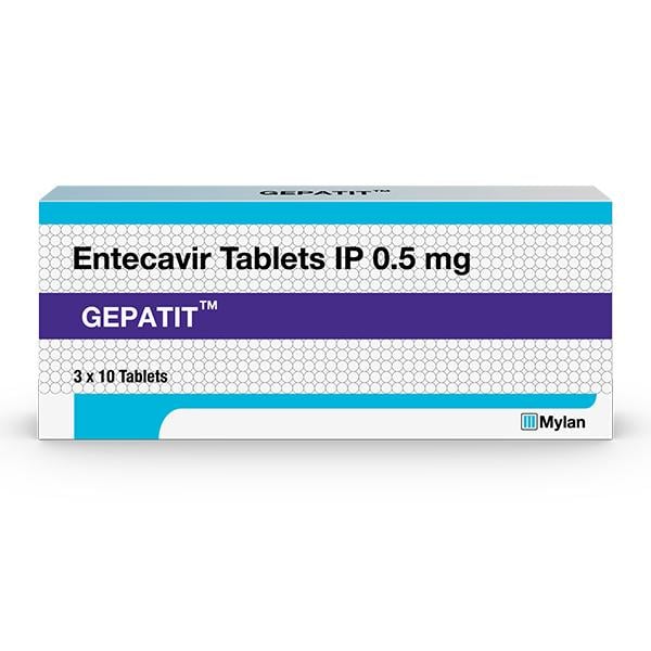 GEPATIT 0.5mg Tablet 10's
