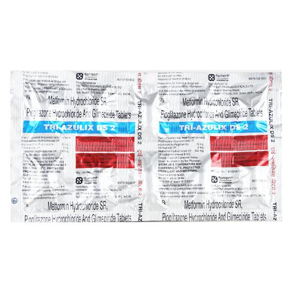 TRI AZULIX DS 2mg Tablet 10's