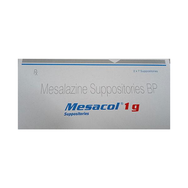 MESACOL 1g Suppositories 7's