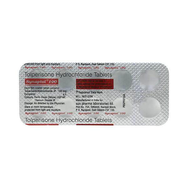 Synaptol 100mg Tablet 10'S