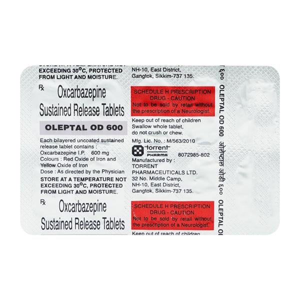 Oleptal OD 600mg Tablet 10'S
